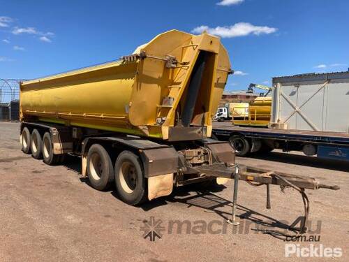 1998 Boomerang Quin Axle Dog Tipper Trailer