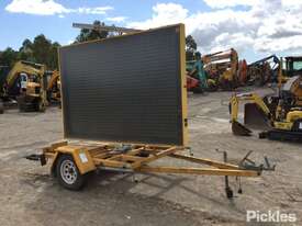 2009 Bartco VMS400 Single Axle Sign Board Trailer - picture0' - Click to enlarge