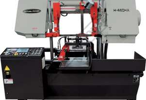 NC Double Column Metal Cutting Band Saw - Automatic Hitch Feed H-460HA-NC Includes Inverter Variable