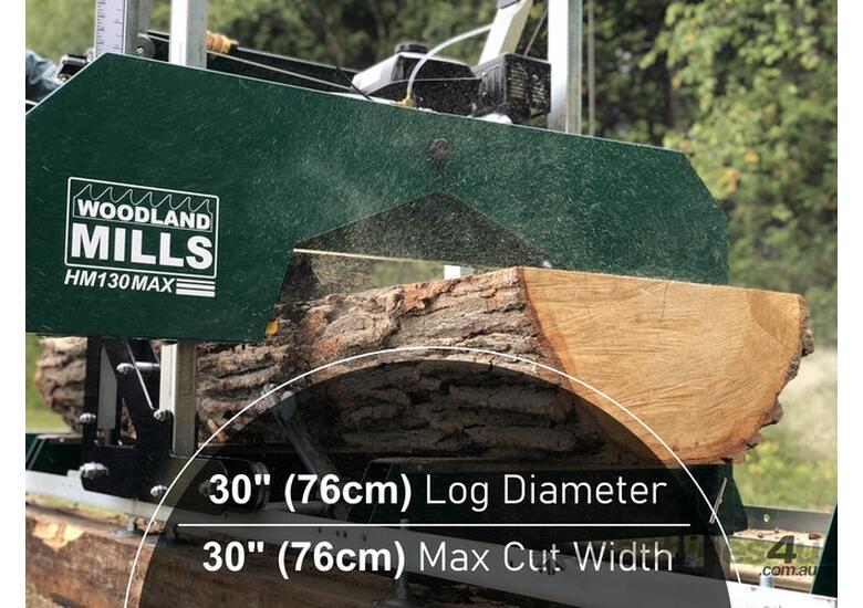 caption Portable Off-Road Sawmill: Woodlander MAX 30