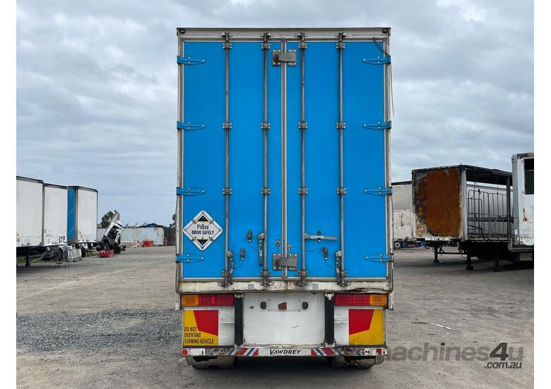 caption 2006 Vawdrey VBS3 44ft Tri Axle Pantech Trailer