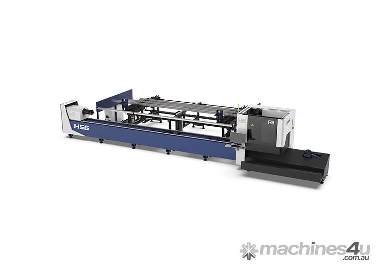 HSG R3 6kW Tube Fiber Laser Cutting Machine | Double Chuck | Economical