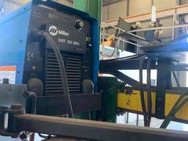 Welder Arc Boom Auto travel Miller power supply and wire feed Great condition - picture0' - Click to enlarge