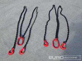 Unused 10mm Double Legged Lifting Chains (2 of)  - picture0' - Click to enlarge