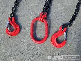 Unused 10mm Double Legged Lifting Chains (2 of)  - picture1' - Click to enlarge