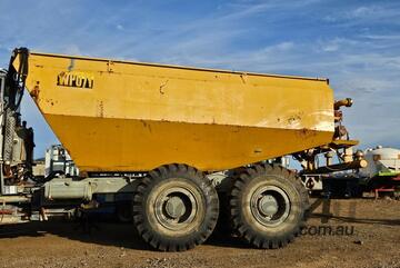   Articulated dump truck tank