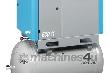 Eco Compressors - 11kW Reciprocating Screw Compressor on 270L Tank, Energy-Efficient Performance