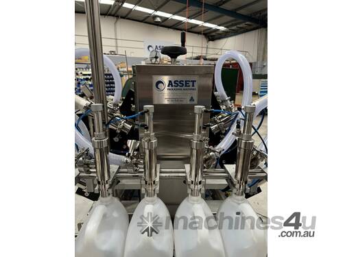 ASSET - PLC Operated - 4 Head Liquid Filling Machine