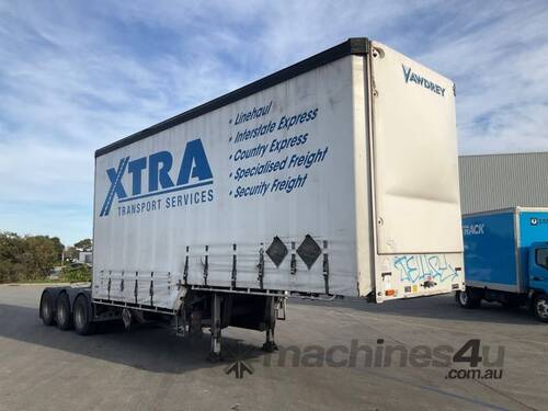 2015 Vawdrey VB S3 Tri Axle Drop Deck Curtainsider A/B Combination