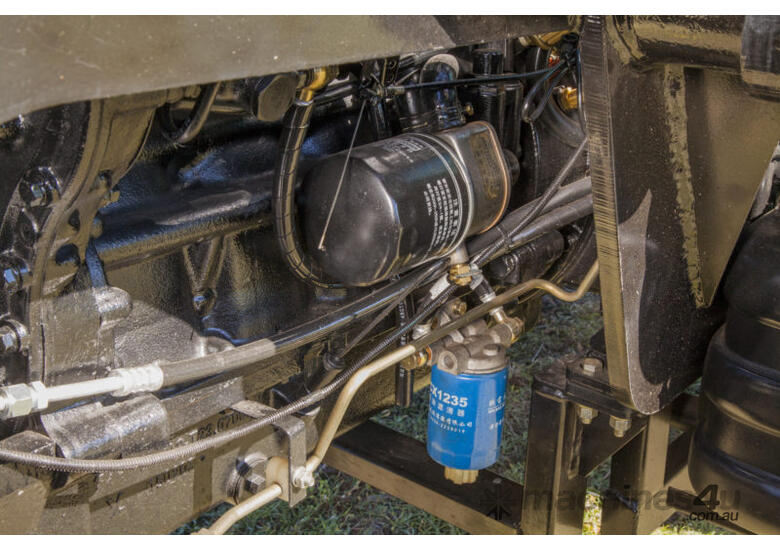 caption AgKing - Enfly 70HP Tractor A/C Cabin 4WD Tractor DQ704C with FEL & 4in1 Bucket