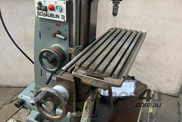Schaublin   13 milling machine