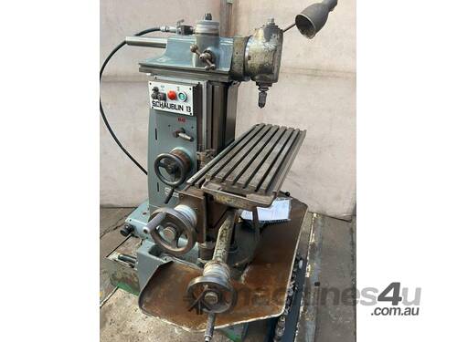 Schaublin 13 milling machine