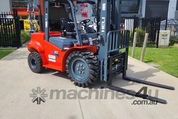 Heli K2 3.5T Diesel Rough Terrain Forklift | Brand   | Side shift + Fork Postioner