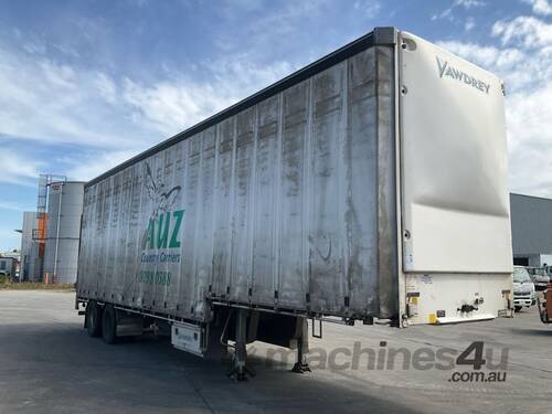 2016 Vawdrey VBS2 Tandem Axle Drop Deck Curtainside B Trailer