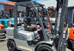 Nissan 3 Ton Forklift | 4.5m Lift Height | LPG | Side Shift inc