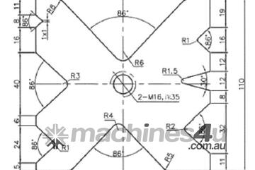 Madison pressbrake die block