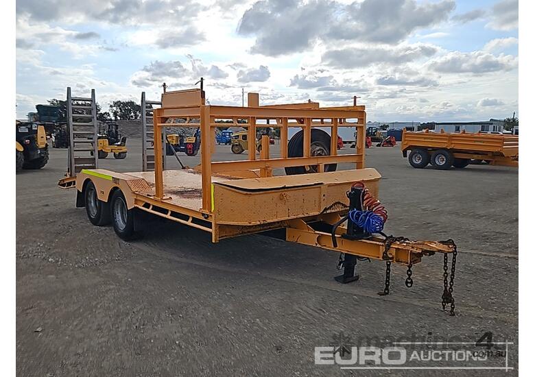 caption 2014 QTE Dual Axel Trailer