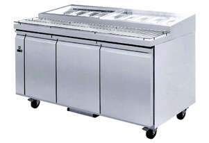 PWB180 three door DELUXE Pizza Prep Bench