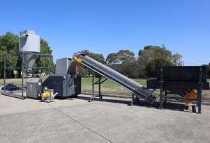 Complete Industrial Recycling Granulator System Line 50HP - GENOX GC800T