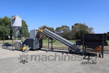 Complete Industrial Recycling Granulator System Line 50HP - GENOX GC800T
