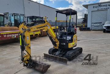 2021 YANMAR VIO17 1.7T EXCAVATOR (M737) WITH TILT HITCH, BUCKETS AND LOW 830 HOURS