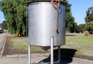 Large Stainless Steel Mixer Mixing Tank - 2300L