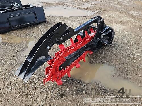 Unused Captok Trencher to suit Mini Skidsteer Loader 