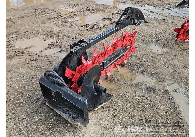 caption Unused Captok Trencher to suit Mini Skidsteer Loader