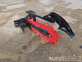 Unused Captok Trencher to suit Mini Skidsteer Loader  - picture2' - Click to enlarge