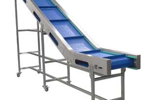 Custom Built Incline 400mm Cleated Conveyor