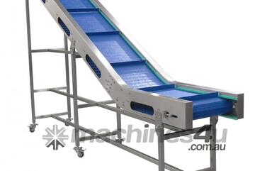 Custom Built Incline 400mm Cleated Conveyor