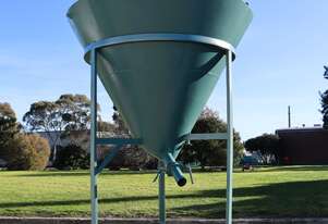 Large Industrial Hopper Feeder with Open Shut Valve - 3300mm Diameter Opening