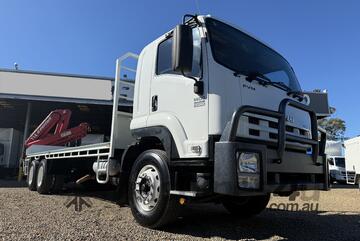 2008 Isuzu FVM 1400 6x2 with Tray & Crane