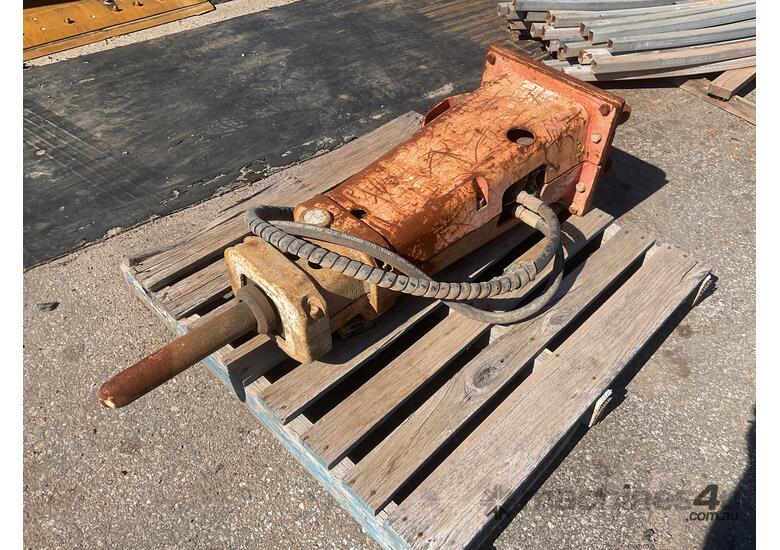 caption Rock Breaker Attachment suit Kubota