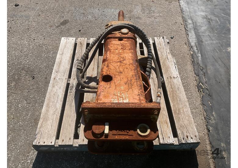 caption Rock Breaker Attachment suit Kubota