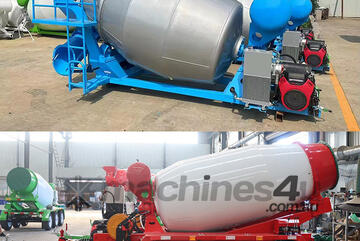 Cement Mixer for Cement. Topsoil, Mulch, Compost, Roadbase, Stones & Pebbles etc. 2 to 10 cu.m
