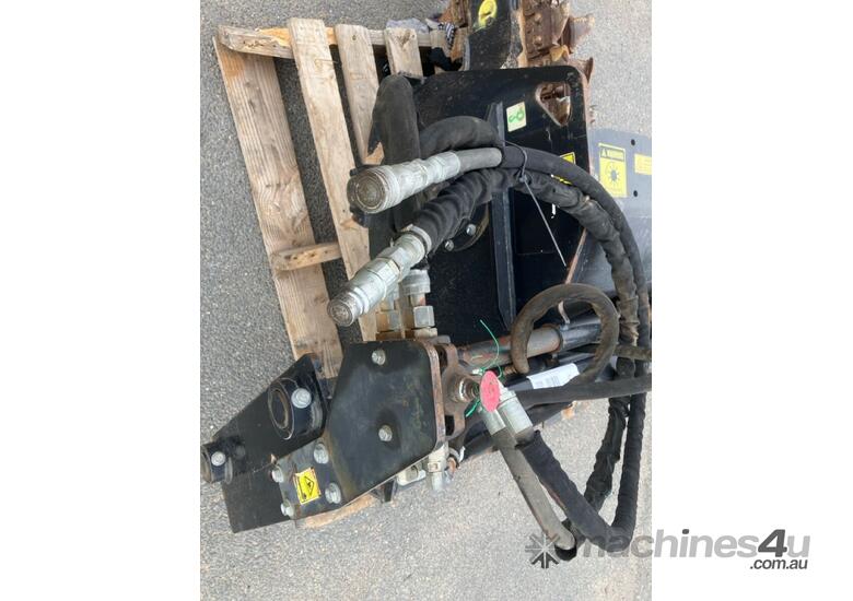 caption SKID STEER TRENCHER ATTACHMENT