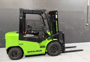 Excalibur K25 2.5 Tonne Diesel Forklift