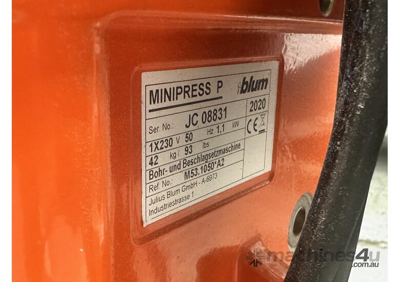 Blum MiniPress C Drilling And Insertion Machine