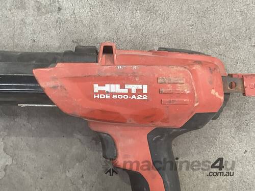 Hilti HDE 500-A22 Cordless Adhesive Dispenser