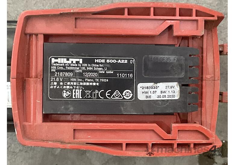 Hilti HDE 500-A22 Cordless Adhesive Dispenser