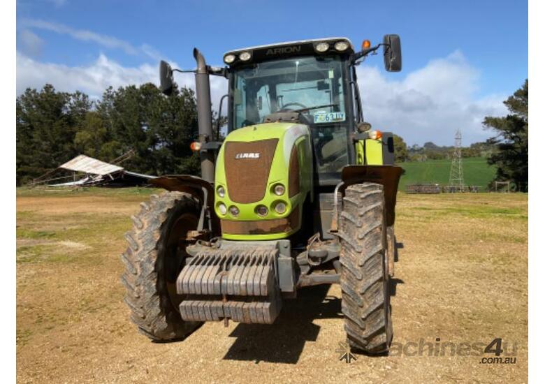 CLAAS ARION 630 with TRIMBLE 250 auto steer controller