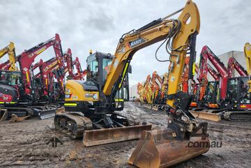2022 SANY SY50U 5.3T EXCAVATOR (931) WITH HITCH, BUCLKETS, CIVIL SPEC AND LOW 620 HOURS