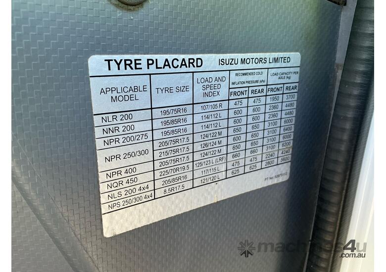 2012 Isuzu NPR 400 Half Tipper