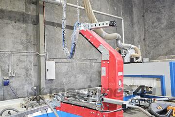 Jib Crane with Panel vacuum lifter