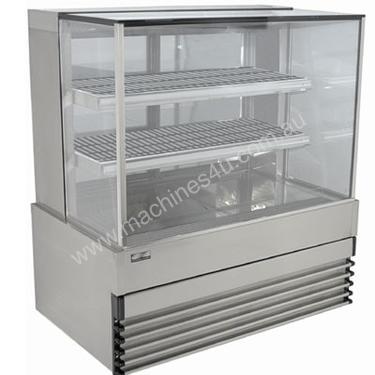 Koldtech KT.SQHCD.15 Square Glass Heated Food Display Cabinet - 1500mm