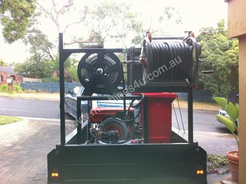 Kubota trailer mounted high pressure cleaner