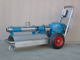 CSF Inox MAN 65-1 helical rotor trolley pump. S/S - picture0' - Click to enlarge