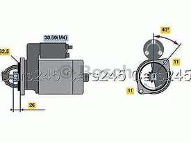 BOSCH Starter Motor 12V 0001223021 2.3KW 9T CW Gen - picture1' - Click to enlarge
