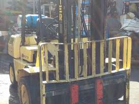Hyster 4 Ton Forklift Only 2586 Hrs Dual Front Wheel Wide Carriage  - picture1' - Click to enlarge